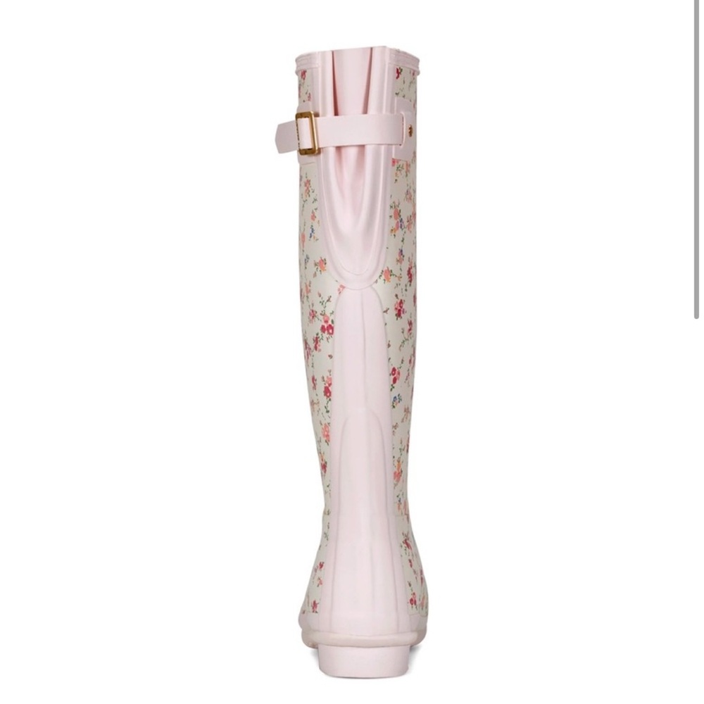 LoveShackFancy Cream Floral Tall Rain Boots - Picture 8 of 9